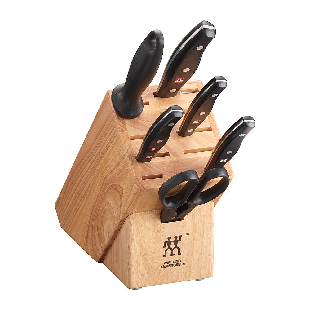 Alt View 11. ZWILLING - TWIN Signature 7-pc Knife Block Set - Black.