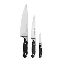 Henckels - Forged Synergy 3-pc Starter Knife Set - Black