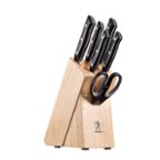 Best Buy: Henckels Solution 16-pc Self-Sharpening Knife Block Set Black  17555-116