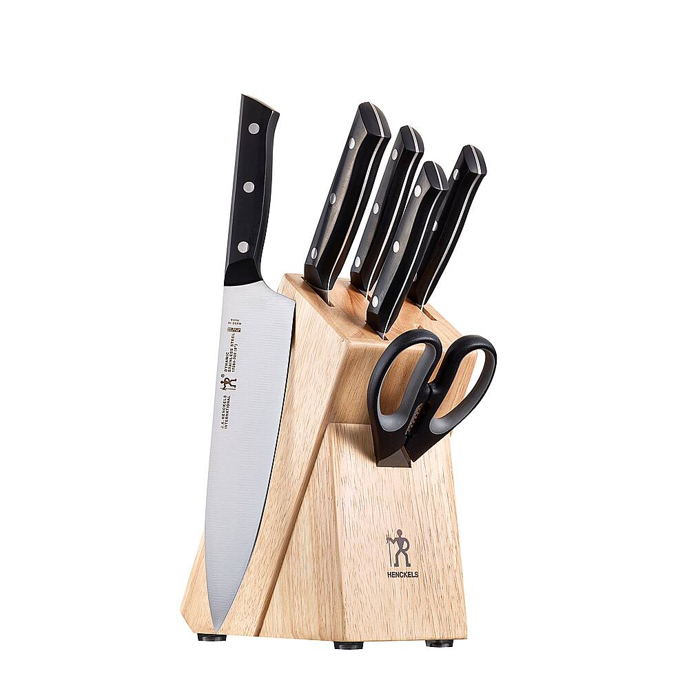 Alt View 11. Henckels - Dynamic 7-pc Knife Block Set - Black.