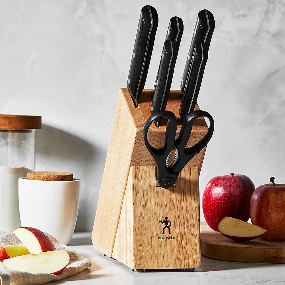 Alt View 12. Henckels - Dynamic 7-pc Knife Block Set - Black.