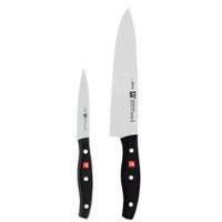 ZWILLING - TWIN Signature "The Must Haves" 2-pc Knife Set - Black - Angle_Zoom