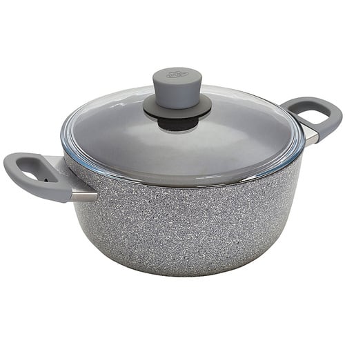 Ballarini Parma Plus 4.9-quart Aluminum Nonstick Dutch Oven with Lid - Grey