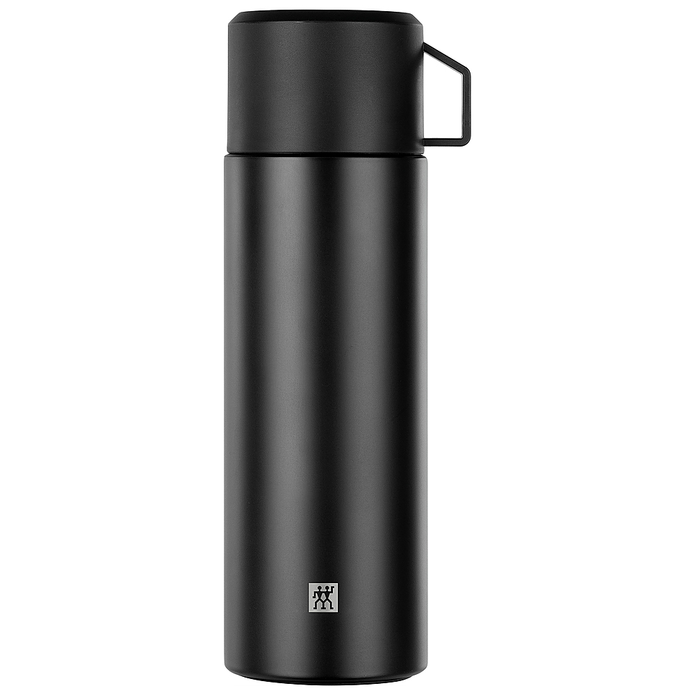 Angle View: ZWILLING - Thermo 33.8oz. Beverage Bottle - Matte Black