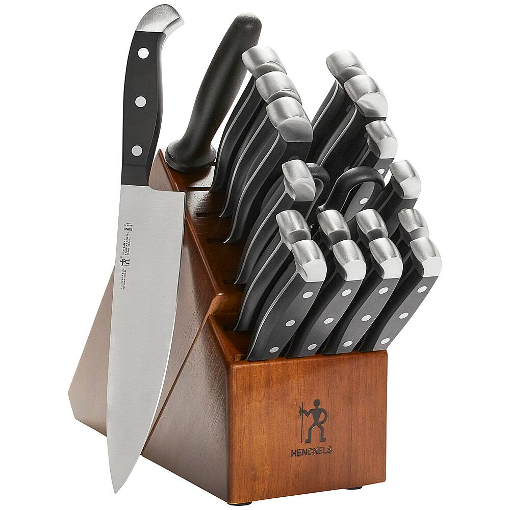 Henckels - Statement 20-pc Knife Block Set - Dark - Brown