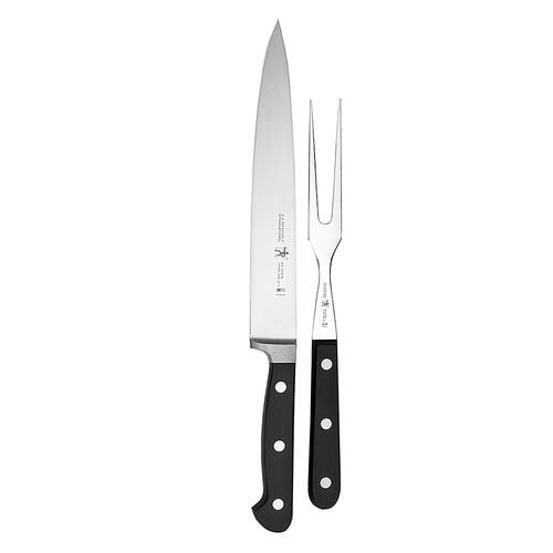 J.A. HENCKELS INTERNATIONAL - Henckels CLASSIC 2-pc Carving Set - Black