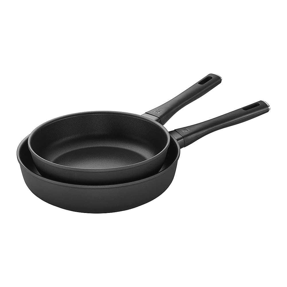 Angle View: ZWILLING - Madura Plus 2-piece Deep Fry Pan Set - Black