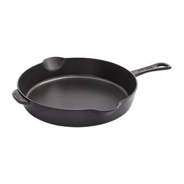 Staub - Cast Iron 11-inch Traditional Skillet - Matte Black