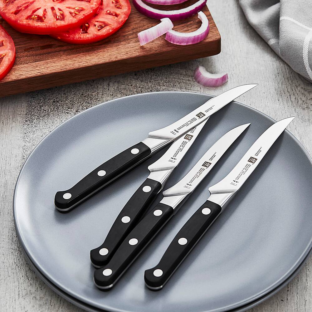 Alt View 11. ZWILLING - Pro 4-pc Steak Knife Set - Black.