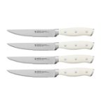 Viking Red Pakkawood and Stainless Steel 6-piece Steak Knife Set With  Rubberwood Box - Bed Bath & Beyond - 11892663
