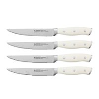 Henckels Forged Accent 4-pc Steak Knife Set - White - White - Angle_Zoom