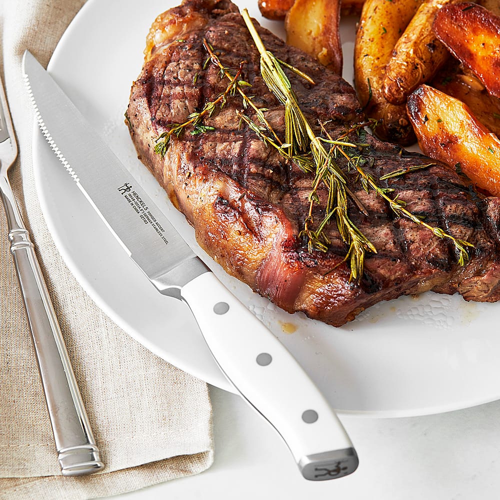 Alt View 12. Henckels - Forged Accent 4-pc Steak Knife Set - White.