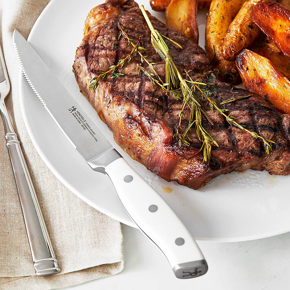 Alt View 12. Henckels - Forged Accent 4-pc Steak Knife Set - White.