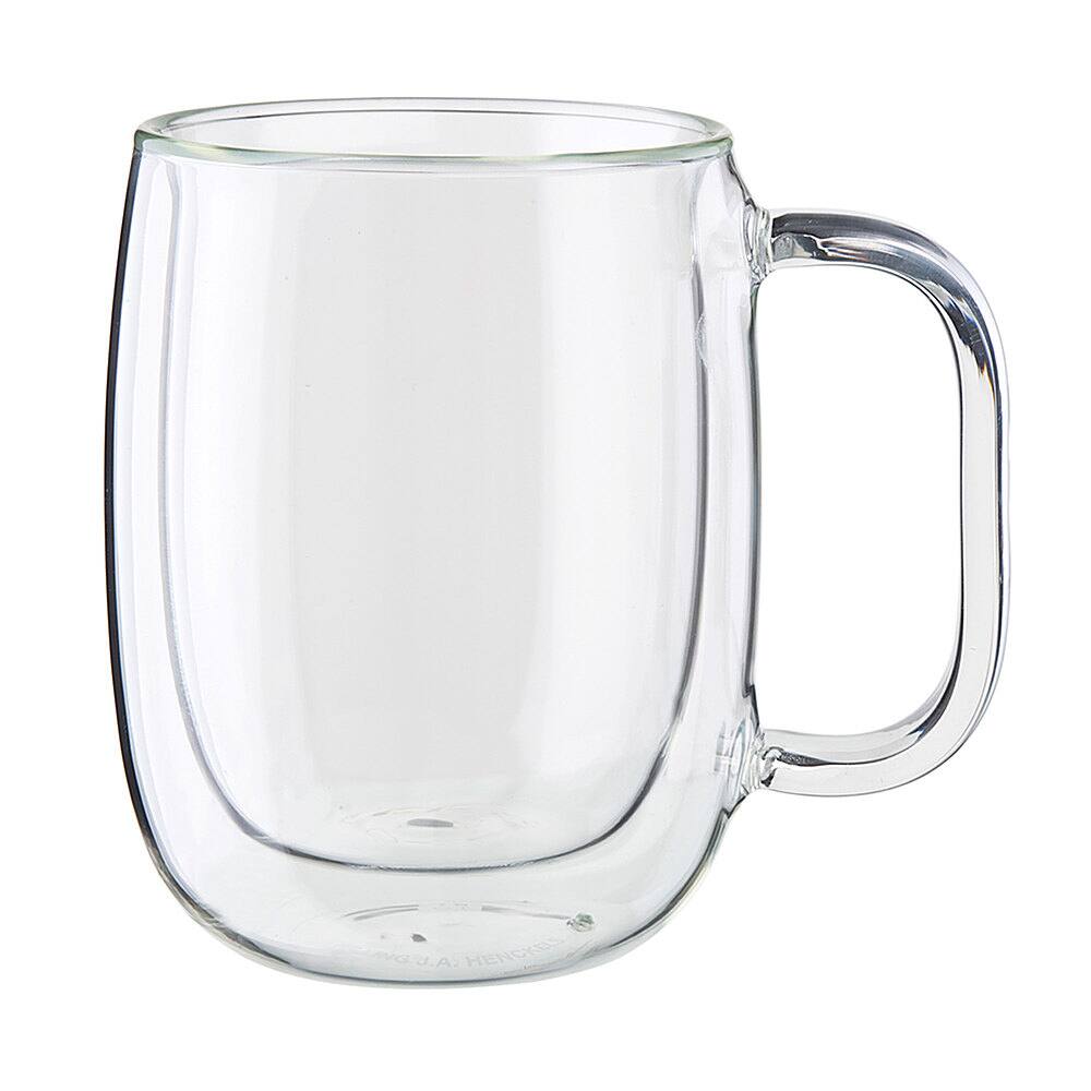 Alt View 11. ZWILLING - Sorrento Plus 8-pc Double-Wall Glass Coffee Mug Set - N/A.