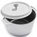 Angle. Staub - Cast Iron 5-qt Tall Cocotte - White.
