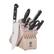 Angle. ZWILLING - Pro 7-pc Knife Block Set - White - White.