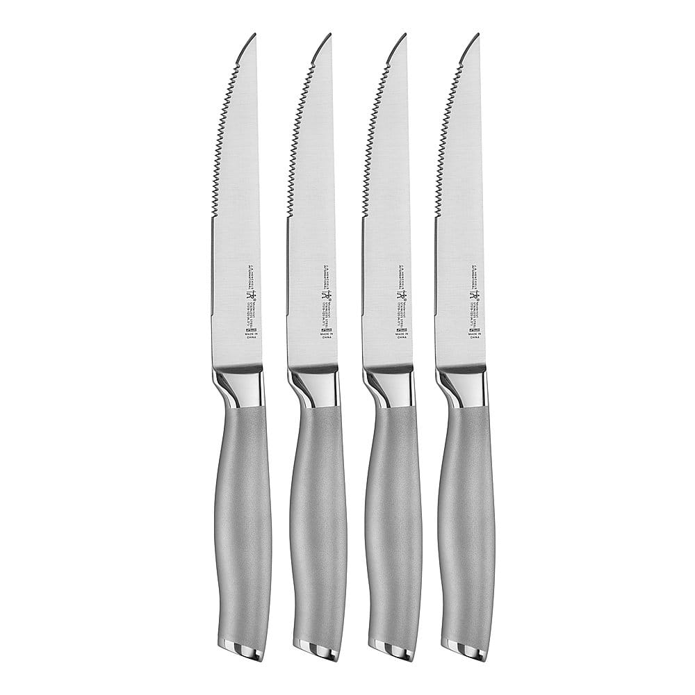 Henckels - Modernist 4-pc Steak Knife Set - Silver - Angle_Zoom