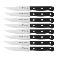 Henckels - International Solution 8-pc Steak Knife Set - Black - Angle_Zoom
