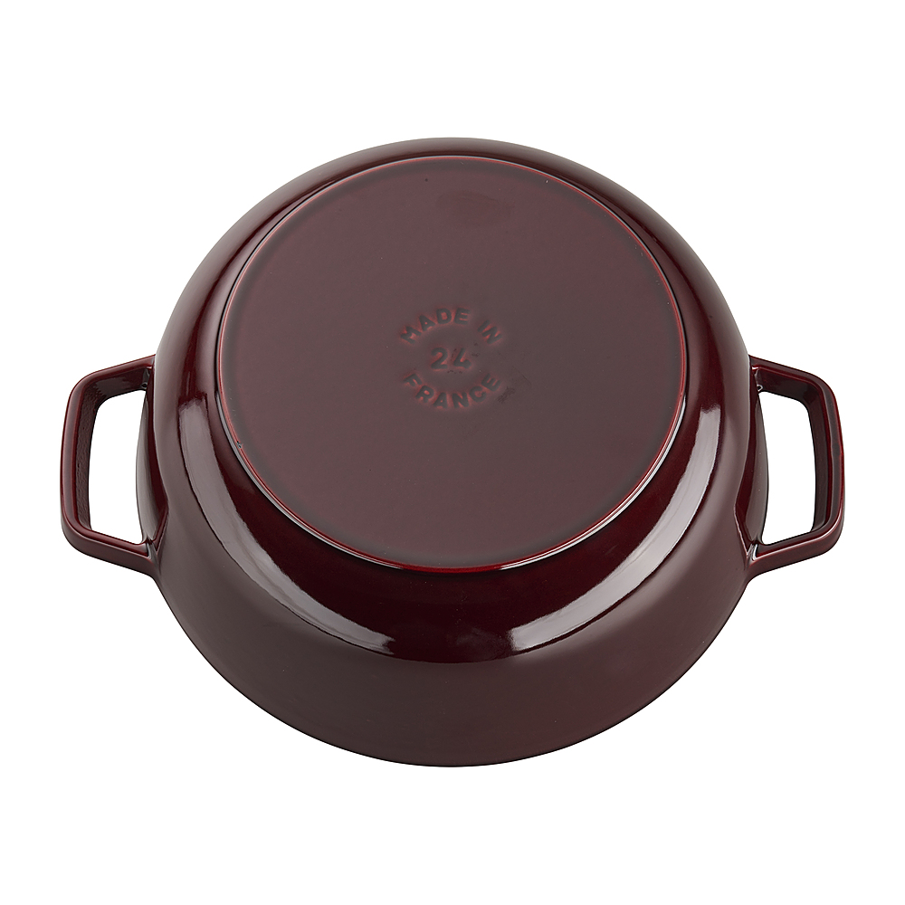 Staub Cast Iron Round Lilly Trivet 9-in Grenadine