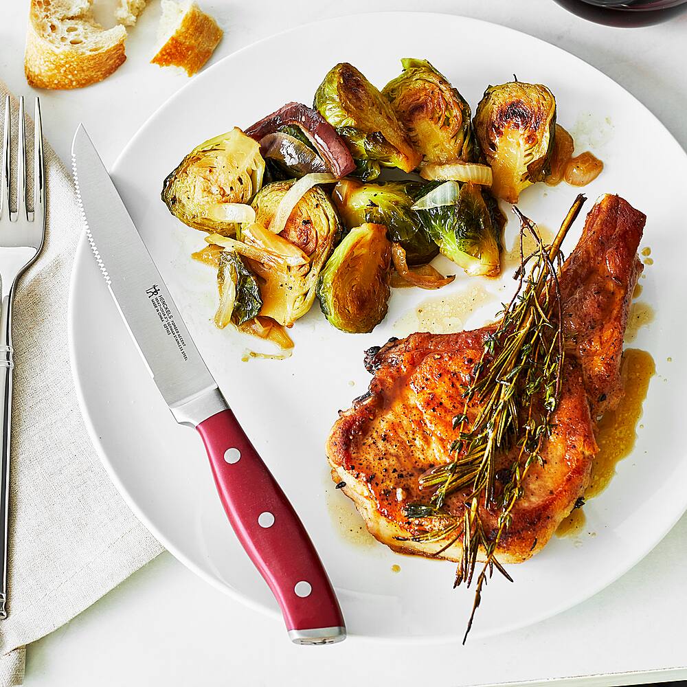 Alt View 12. Henckels - Henckels Forged Accent 4-pc Steak Knife Set - Red - Red.