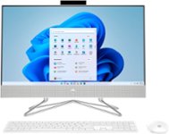 Front. HP - 24" Touch-Screen All-In-One - AMD Ryzen 5 - 8GB Memory - 1TB SSD.