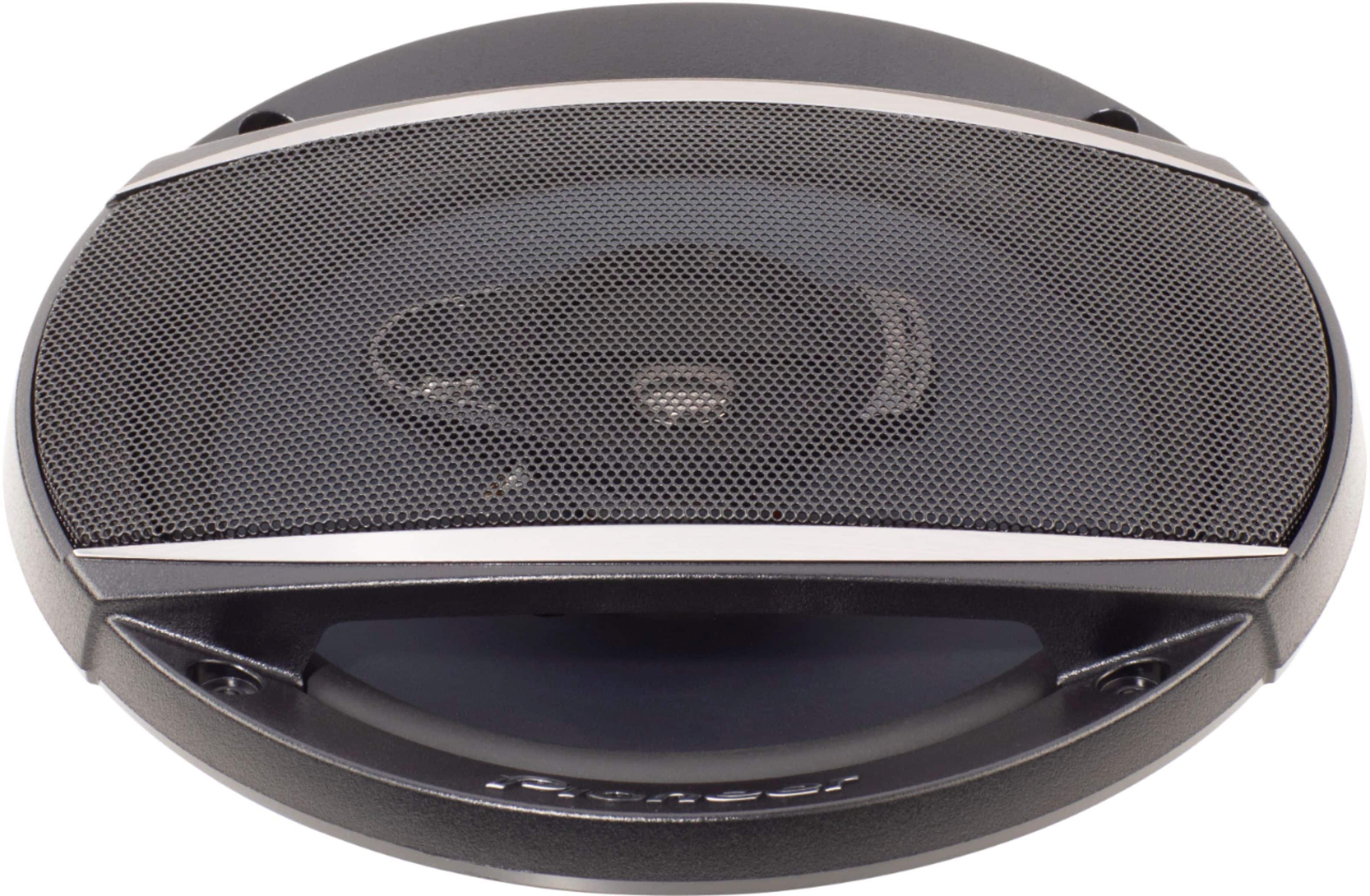 Angle. Pioneer - 6-1/2" 3-way, Coaxial Speakers (Pair) - BLUE.