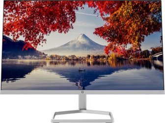 HP - 24" IPS LED FHD FreeSync Monitor (HDMI, VGA) - Silver and Black - Front_Zoom