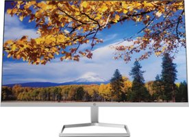 HP - 27" IPS LED FHD FreeSync Monitor (2 x HDMI, VGA) - Silver and Black - Front_Zoom