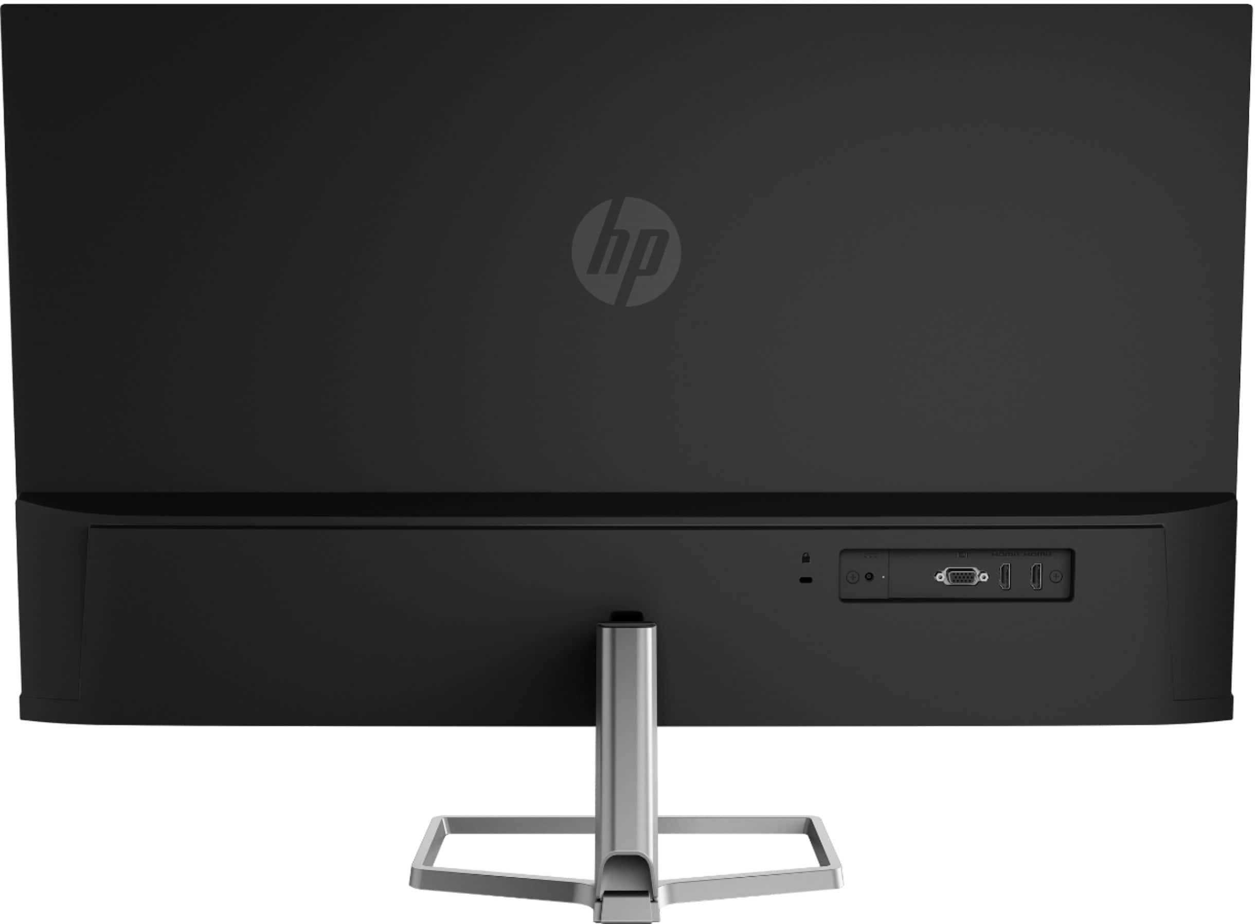 Back. HP - 31.5" LED Full HD FreeSync Monitor - Silver & Black.