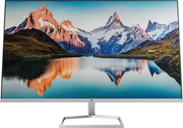 HP - 31.5" LED Full HD FreeSync Monitor - Silver & Black - Front_Zoom