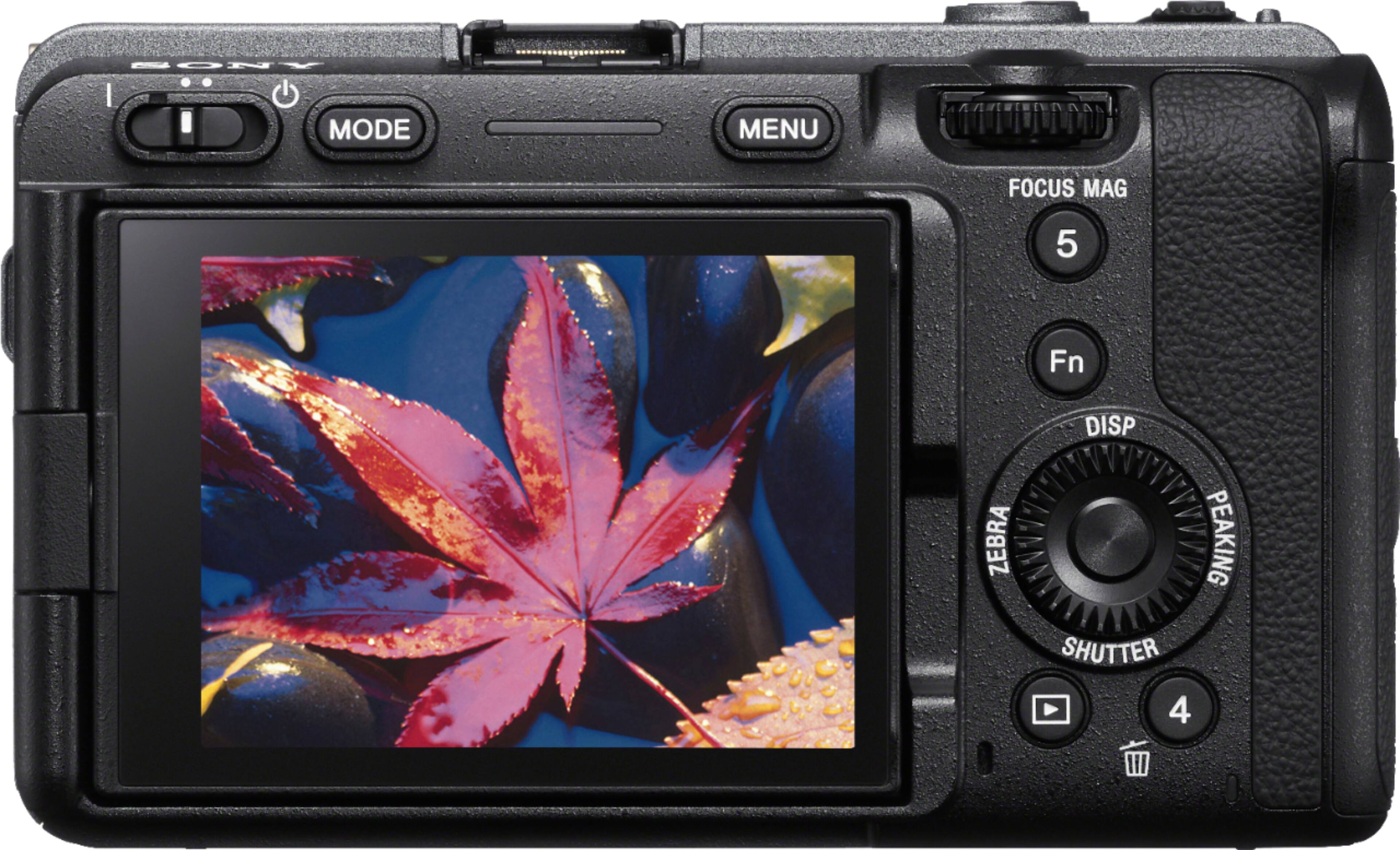 Back. Sony - FX3 Full-frame Cinema Line Camera - Gray.