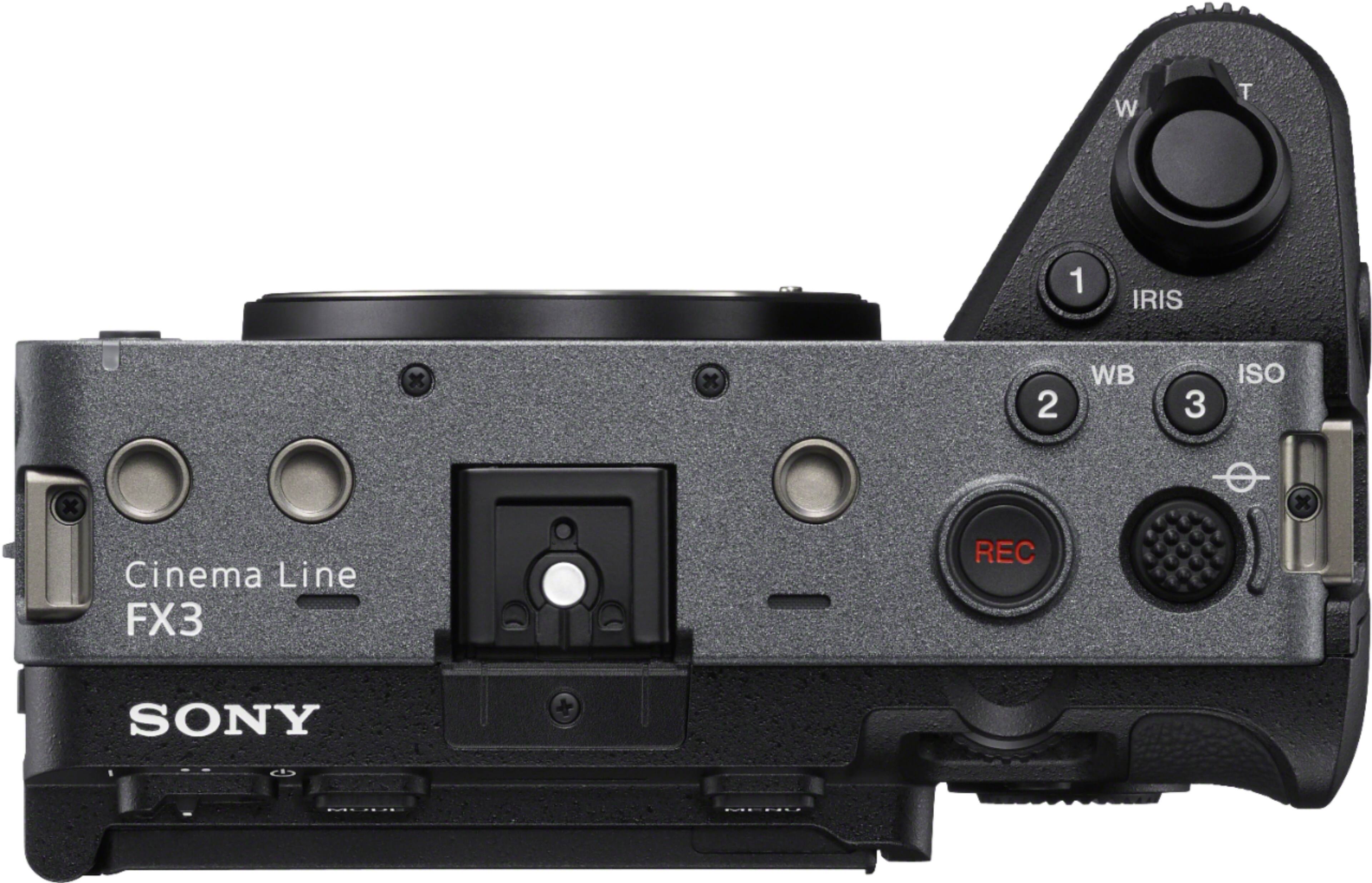 Alt View 2. Sony - FX3 Full-frame Cinema Line Camera - Gray.