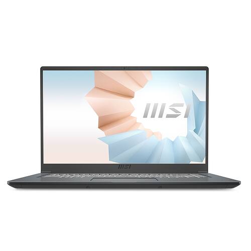 MSI - Modern 15.6" Ultrabook Laptop - i7-1165G7 - 16GB Memory - 512GB Solid State Drive - Urban Silver