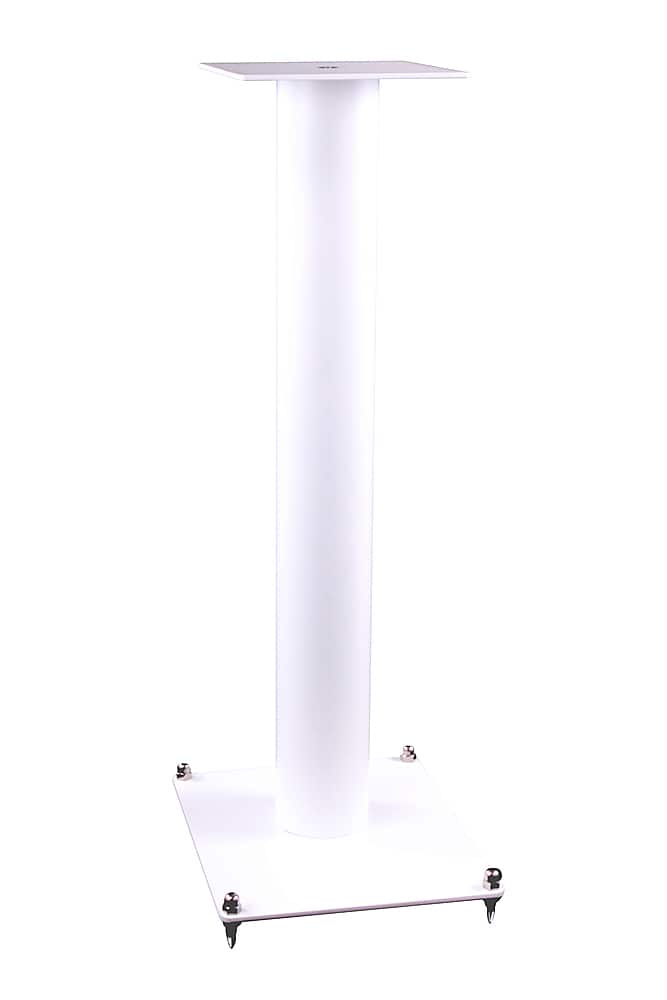 Angle. KEF - GFS-124 Single Post Stands (pair) - WHITE.