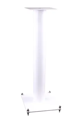 Angle. KEF - GFS-124 Single Post Stands (pair) - WHITE.