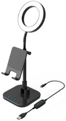 Digipower - The Success - Video Calling, Teaching, Learning Smartphone Stand With Personal 6" Ring Light - Angle_Zoom