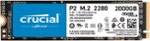 Crucial - P2 2TB PCIe Gen 3 x4 Internal Solid State Drive M.2