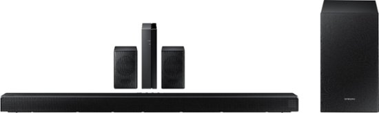Samsung – HW-Q65T 7.1ch Sound bar with Rear Kit – Black