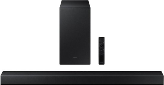 Samsung – 2.1-Channel Soundbar with Wireless Subwoofer and Dolby Audio – Black