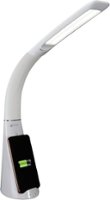 OttLite - Purify LED Sanitizing Desk Lamp with SpectraClean Disinfection, 3 Brightness Settings, Wireless Qi Charging, & USB Port - Front_Zoom