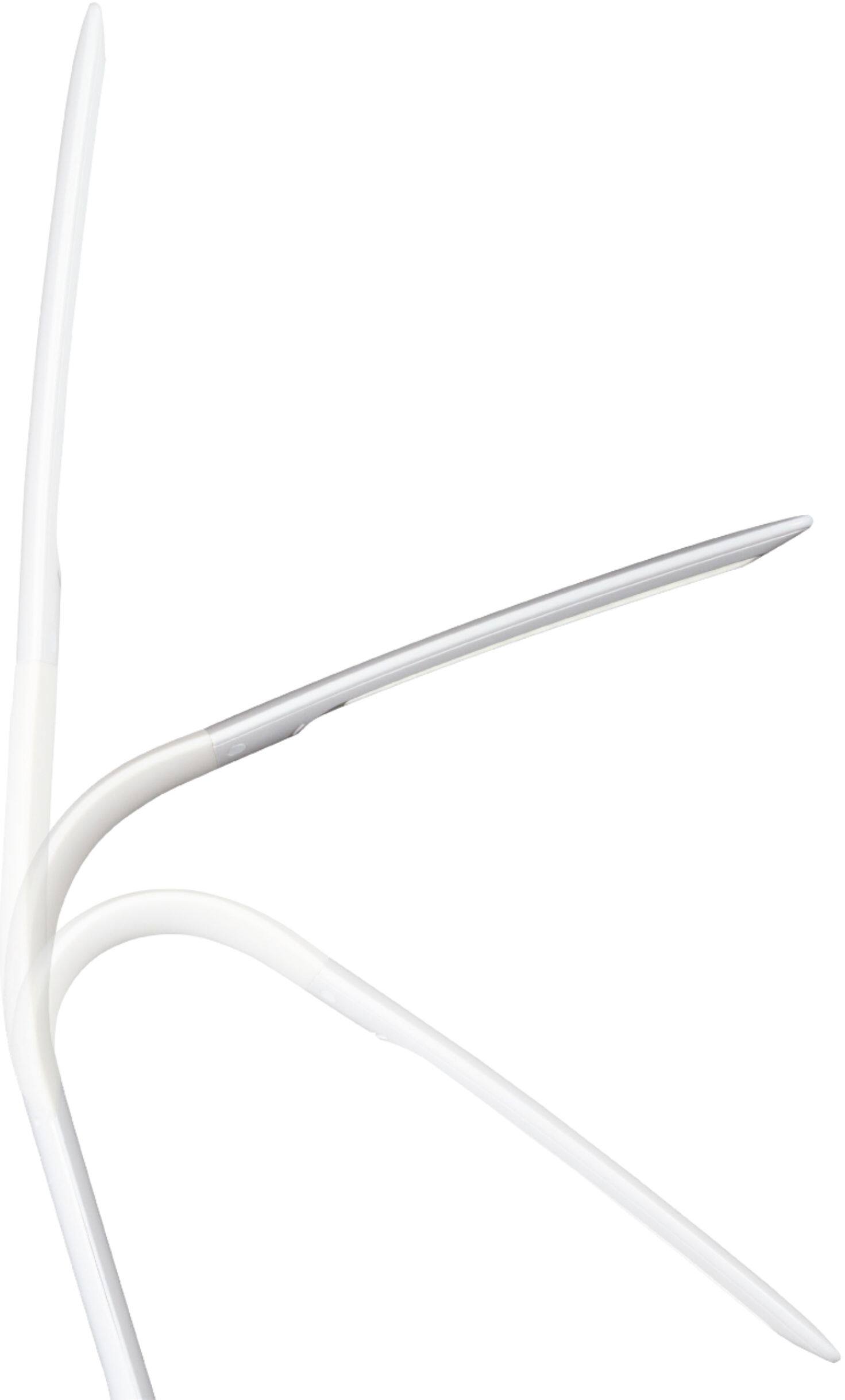 Alt View 15. OttLite - Purify LED Sanitizing Desk Lamp with SpectraClean Disinfection, 3 Brightness Settings, Wireless Qi Charging, & USB Port - White.