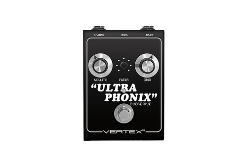 Vertex Effects - Ultra Phonix Overdrive Effects Pedal - Black