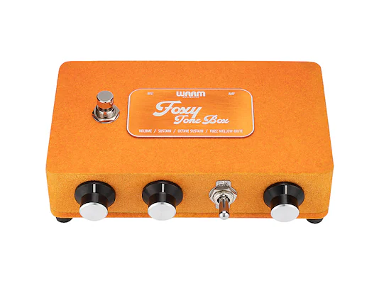 Front. Warm Audio - Foxy Tone Box Guitar Pedal - Orange.