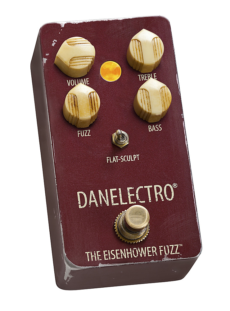Left View: Danelectro - The Eisenhower Fuzz Pedal
