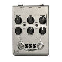 Vertex Effects - Steel String Supreme Effects Pedal - Silver - Front_Zoom