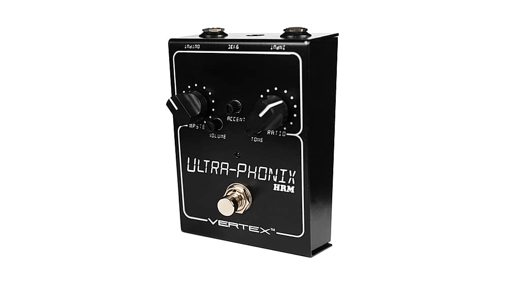 Left View: Vertex Effects - Ultra-Phonix HRM Overdrive Effects Pedal - Black