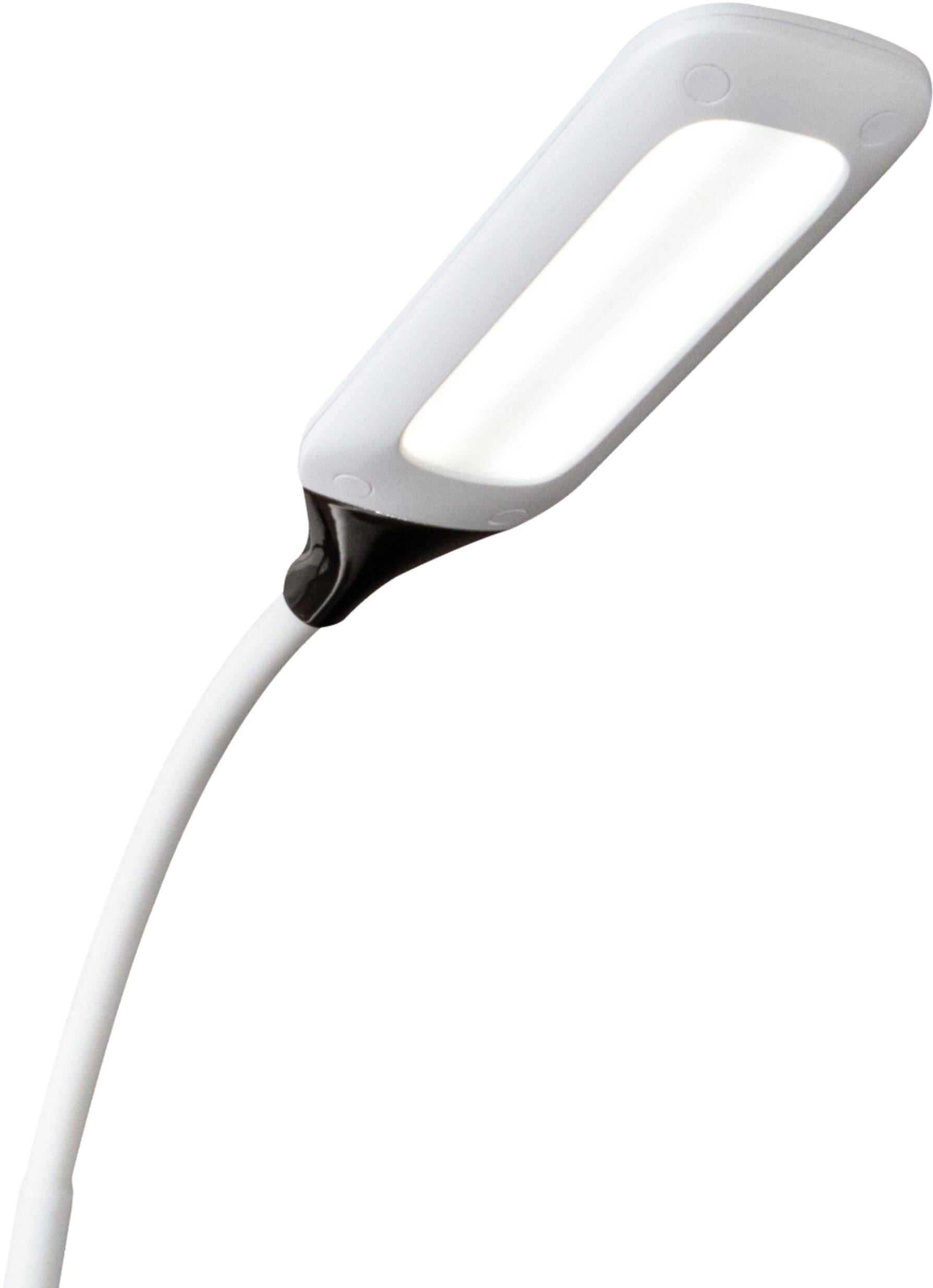 Alt View 11. OttLite - Enhance LED Sanitizing Desk Lamp w/ SpectraClean Disinfection, 3 Brightness Settings, Touch Activated Control & USB Port - White.