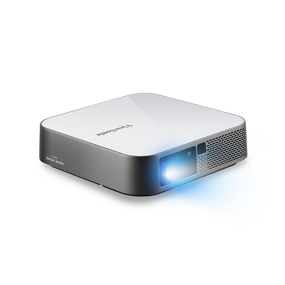 ViewSonic M2e Portable Smart Projector Silver - Best Buy