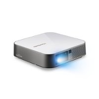ViewSonic - M2e Portable Smart DLP LED Projector - Silver - Front_Zoom
