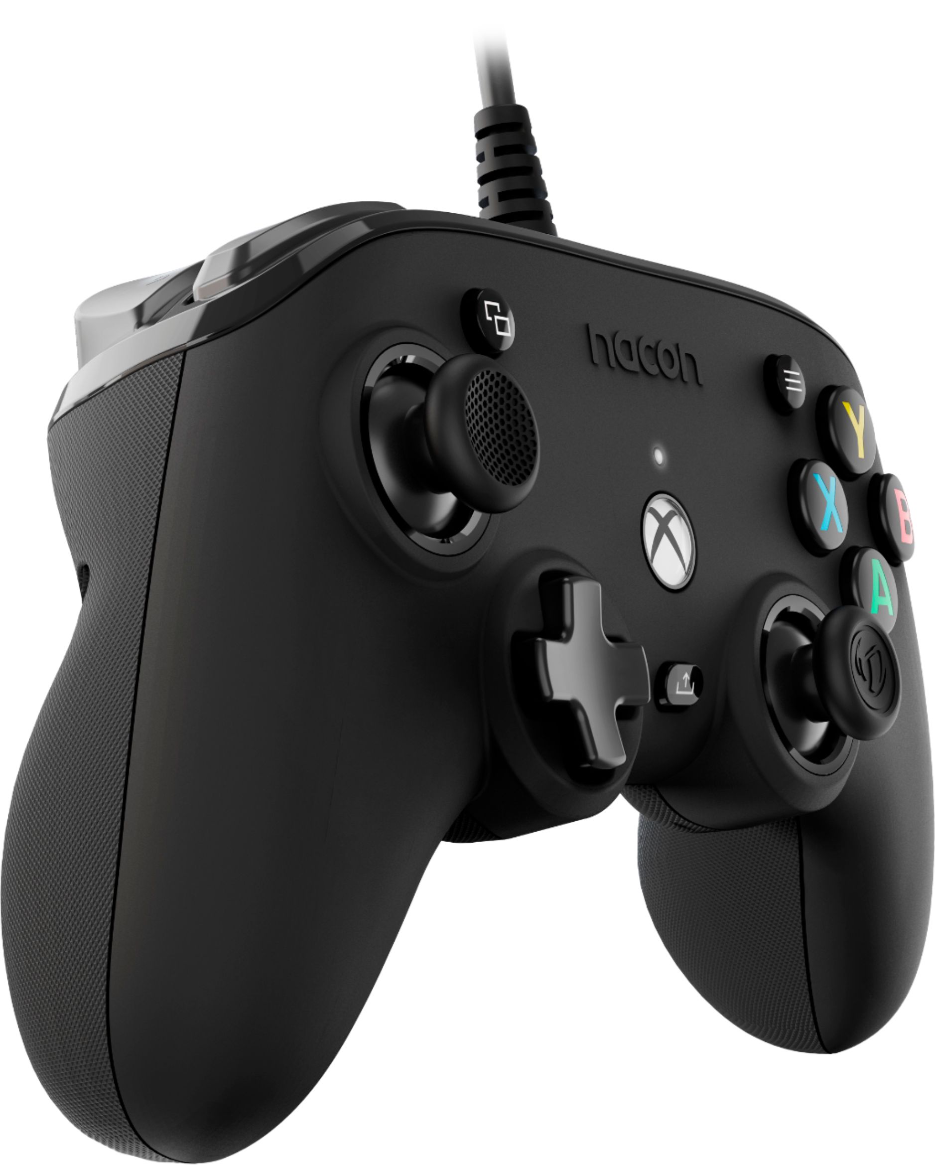 Left View: RIG - Pro Controller for Xbox Series X|S|One with Dolby Atmos - Black